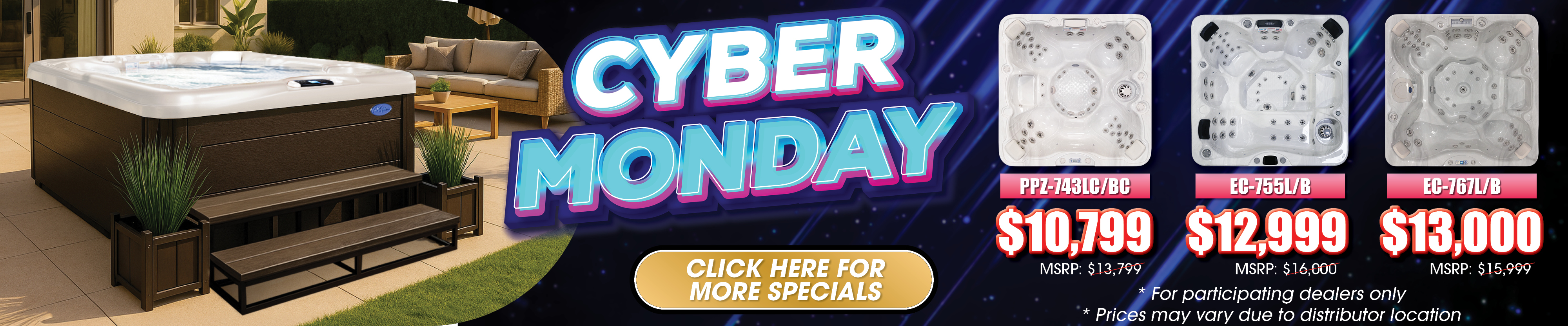 Calspas hot tub being used in a family setting - Fort Myers