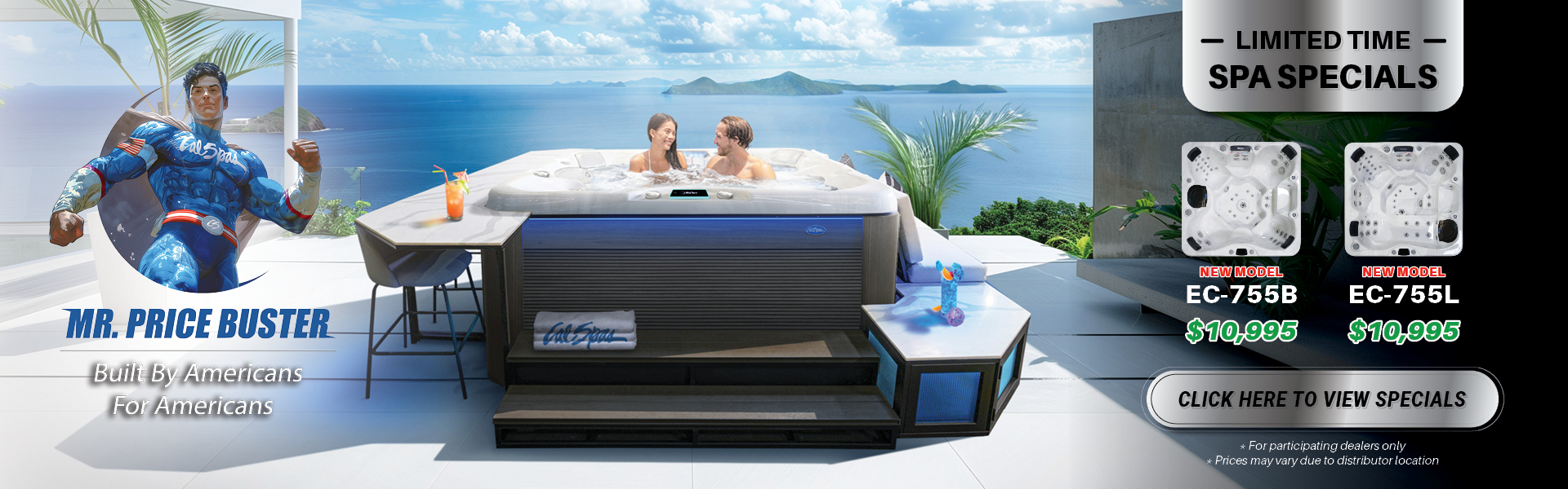 Calspas hot tub being used in a family setting - Fort Myers